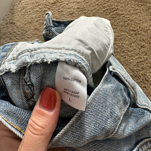 High Rise Jean Dad Shorts - Picture 5 of 5